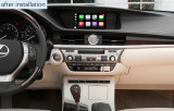 20142019 Interfaz inalámbrica Apple CarPlay Android Auto para Lexus ES 2014-2019, con funciones MirrorLink AirPlay USB Camera HDMI Car Play.
