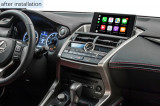 NX20142019 Interfaz inalámbrica Apple CarPlay Android Auto para Lexus NX 2014-2019, con funciones MirrorLink AirPlay USB HDMI Cámara Car Play