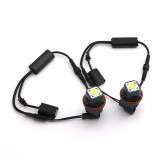 20002008 2pcs 160W 6000K lámpara LED Angel Eyes Marker Luces Bombillas Para BMW E87 E39 M5 E60 E61 E63 E64 M6 E65 E66 E83 X3 E53 X5 2000-2008 