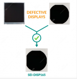 SEI-DISP165 Display para cuadros de instrumentos Porsche 911, Boxster, Cayman y Macan 