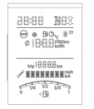 SEI-DISP153 Pantalla LCD para el cuadro de instrumentos del Volkswagen Amarok 