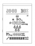 SEPDISP57B Pantalla LCD para Volkswagen Golf VI, Polo, Passat, Scirocco, T5 y Skoda Yeti (versión en millas)