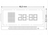 SEPDISP19C Pantalla LCD para cuadros de instrumentos de Mercedes Clase C, Clase E, Clase G, CLK y SLK (reloj y cambio automático) 