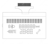 Pantalla LCD SEPDISP37 para cuadros de instrumentos Citroën, Fiat, Peugeot y RAM