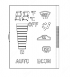 SEPDISP18 Pantalla LCD + Plano para Saab 9.3 ACC