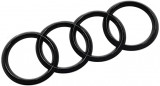 OEM 4M0853742D T94 Emblema trasero Audi - Negro brillante