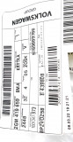 OEM 2GM4196598MA Volante VW Placa inferior / Marco 