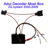 Fibra Óptica Decodificador Interfaz AUX in Para Audi A6 A7 A8 Q7 - Mmi 2G