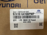 OEM 97410G4100PMP Radio / Navegación Trim / Ventilador de aire central Hyundai I30 