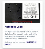 GEN:MER Generación de códigos de navegación Mercedes