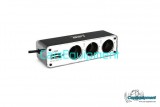 Enchufe de mechero de coche divisor de 12V enchufe de carga 12V + USB 