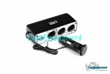 Enchufe de mechero de coche divisor de 12V enchufe de carga 12V + USB 