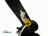 OEM 3C1857705Q RAA - Devanadera izquierda del cinturón de seguridad para VW Passat 3C o CC