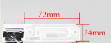 Cámara CCD de visión trasera RVC para VW Touran, VW Passat B6, Golf - Conexión inalámbrica 