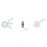 Engranaje SEP-R58 (32 dientes) para tableros Jaeger y Smith