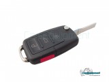 1J0959753DJ Funda de mando a distancia de 3 botones Flip Blade Botón de pánico VW,Škoda,AUDI