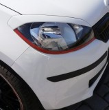 Tapas decorativas para faros - ABS Negro Metálico - Škoda Citigo
