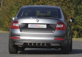 3 604 04 Spoiler trasero para Skoda Octavia 3 Limousine - Negro metalizado