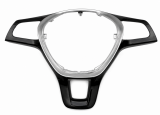 OEM 6C0419685A NOR Marco Decorativo de Volante Original VW Negro Brillo – VW T6 / Polo 6C