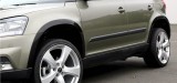 817 04 Pasos de rueda - ABS negro metalizado para Skoda Yeti 5L - Facelift exterior