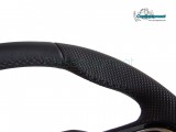 Volante OEM Flat Bottom MFSW para Skoda Octavia 3, Fabia 3 - Costura negra - Levas DSG - Airbag