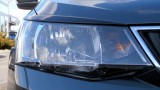  3 568 04 Cubiertas de faros para Skoda Fabia 3 - ABS negro brillante 