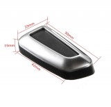 Asiento Ajustable Pomo Del Interruptor 6pcs Negro Cromo Mate Para AUDI Q5, A4L, A6L C7, A7 