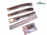 MH730 Embellecedor de acero inoxidable Manija de la puerta Cubierta para VW Golf 6, Passat B6, B7 - 4pcs