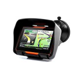 MEKAGO Sistema de navegación GPS para motocicletas de 4,3 pulgadas - resistente al agua, memoria interna de 8 GB, Bluetooth, mapa