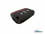 KEY:CASE:G7 Funda de silicona con llave para VW Golf 7, Octavia 3... 