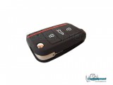 KEY:CASE:G7 Funda de silicona con llave para VW Golf 7, Octavia 3... 