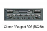 Adaptador para mando volante Peugeot / Citroen / Fiat