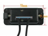 Cámara CCD de visión trasera para Ford Kuga, S-Max, Mondeo, Focus 2 Facelift 