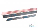 B7:SILL Steinless Steel - Tapas de umbral ALU para Passat B5 / B6 / B7 - Cinta 3M 