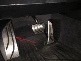 ALU Deporte muerto / Pedal reposapiés BMW F30, F31, 316,i 318d, 320i, 328i, 335i, F20, F21, Serie 3