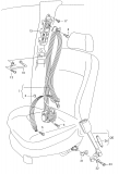 OEM,Skoda,Octavia,seguridad,asiento,cinturones,tensión,1Z0857702C,1Z0857701C,cinturón,