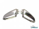 Cubiertas de espejo ALU para Audi A3 / A4 / A6 - 8E0857507B 1L1 + 8E0857508B 1L1 
