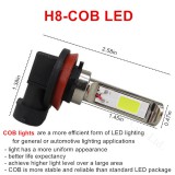 LED:H8:30W,COB,LED,Bombilla,H8,H9,H11,Luces,Niebla,Luz,DRL,Extra,Fuerte