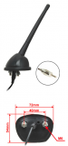 2 71 518 Antena de techo de goma AM/FM para Honda, Acura