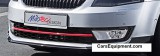 3 751 09 Tira decorativa del parachoques delantero - ABS rojo, Octavia 3. Limousine / Combi 2013–›
