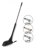 7 77 100 4 Antena de techo UHF+GPS+GSM 60°