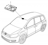 OEM 3AA980654E Cámara delantera FAS para Audi Q3 , VW Sharan , Passat B7 , Tiguan
