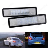 Luces de matrícula LED para Opel Astra G / Astra F / Corsa B / Zafira A / Vectra B / Omega A - SIN ERRORES 