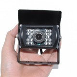 HD CCD Cámara de visión trasera del coche 120 grados 18 IR Nightvision impermeable autobús / camión
