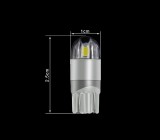 Bombilla LED T10 / W5W LED T10 3030 - Blanco frío
