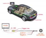 XCGaoon CCD Cámara de visión trasera del coche a prueba de agua