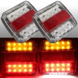 2x 46 LEDs Luz trasera del coche del camión / Luces traseras del remolque