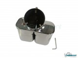 EXHAUST:32-58mm,Tubos,escape,Universal,Acero,Doble