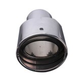 32747563510 Tubo de escape trasero de acero inoxidable cromado 62MM 