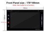 2 Din 6.5 Inch Universal Car DVD Video Multimedia Player Stereo System Radio FM/AM Bluetooth USB SD 1080P (No GPS)